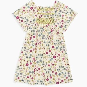 NWT Bonpoint Girl's Smocked Paysanne Dress, Size 12